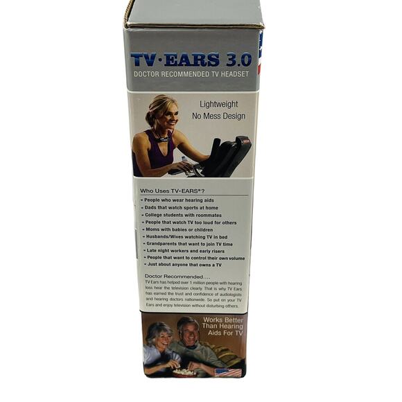 TV Ears 3.0 Wireless Headset & 10 Replacement Ear Tips Amplifies Clarifies‎ - Picture 7 of 11